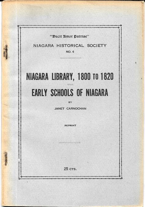 niagara historical society